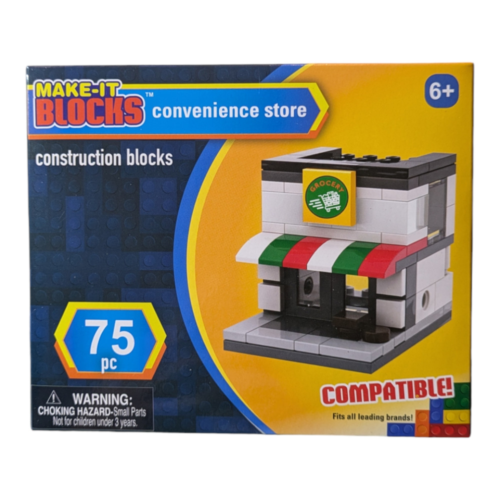 Make–it Blocks-Convenience Store-Brand New Factory Sealed-Compatible Brands